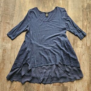 Torrid Lace Chiffon Back Top